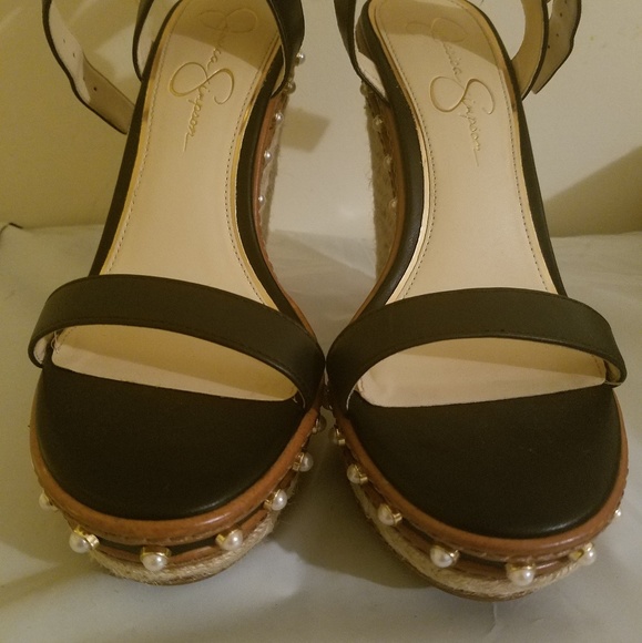 Jessica Simpson Aeralin Wedge Slingback Sandals - Picture 5 of 5
